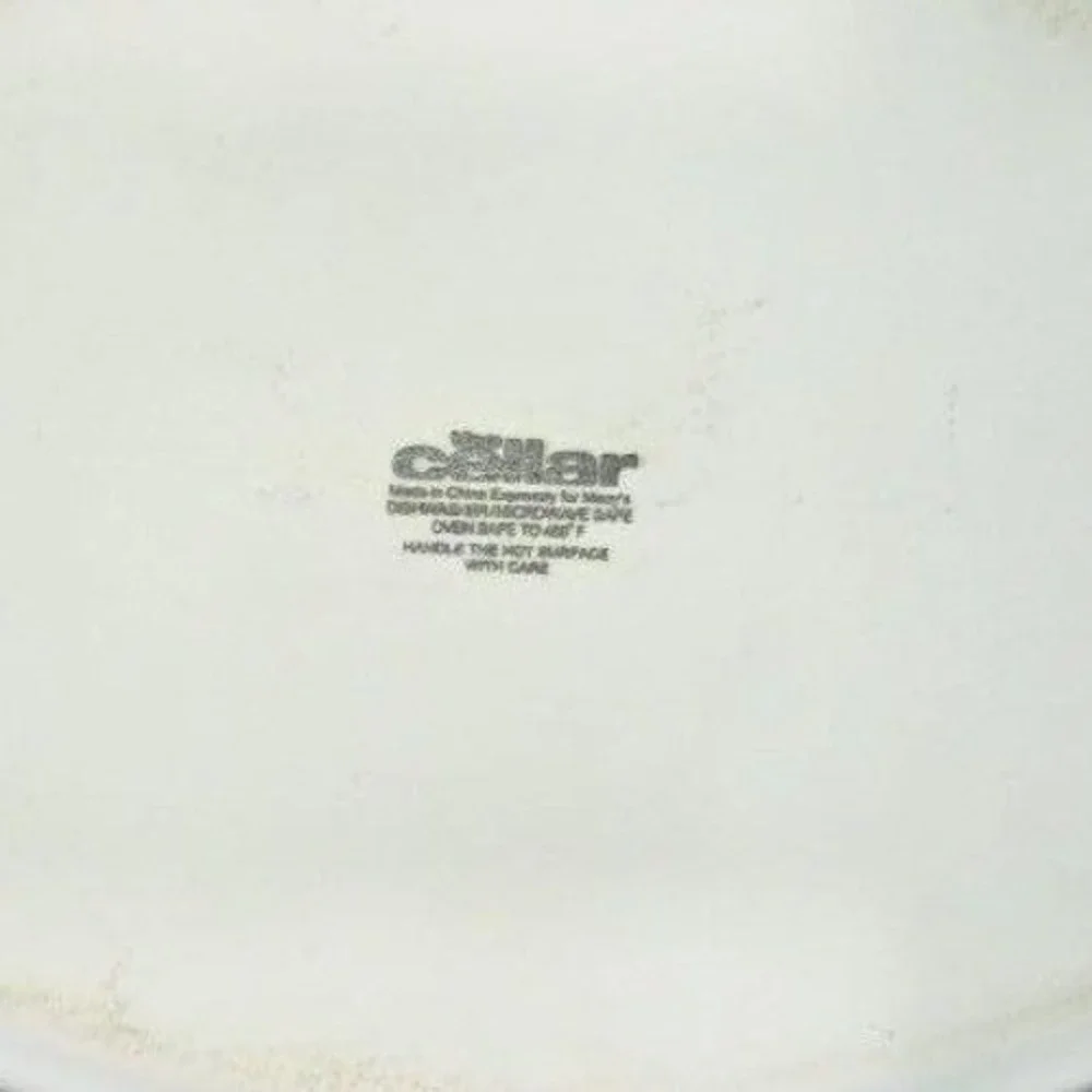 The Cellar Whiteware Oval Casserole Dish, Vintage‎ Style Bakeware, Kitchenware